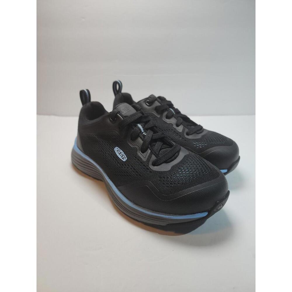Keen Sparta2 Women's 5W Aluminum Toe Utility Work Shoe Steel Blue/Black